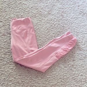 Yogalicious Lux athletic leggings pink size small